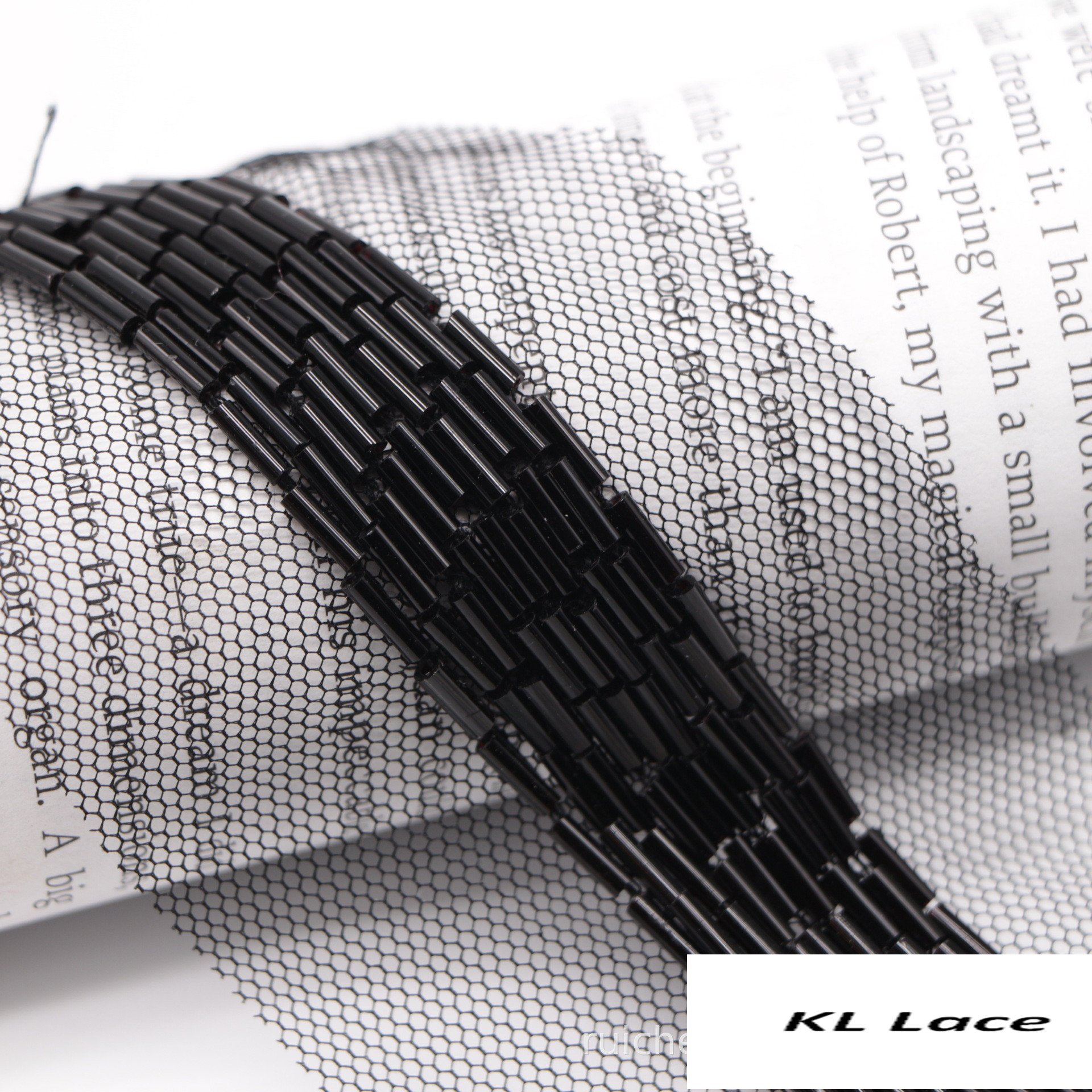 Width 6 cm handmade 9 rows metal pipes tube beaded lace ribbon waistband for hair ornaments Clothing Chinese dress accessories
