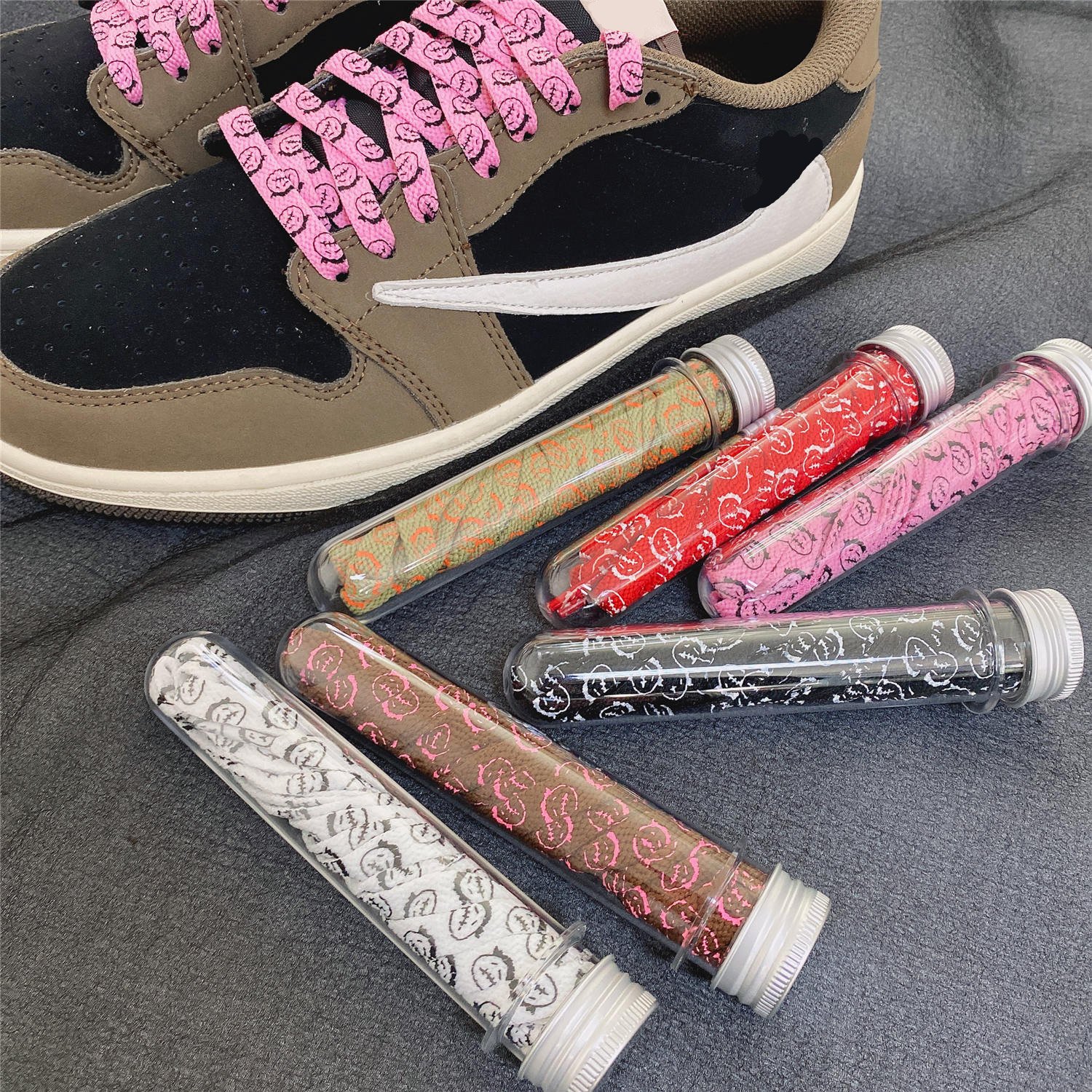 Polyester children shoelaces flat polyester laces hot sale shoestring stock shoelaces