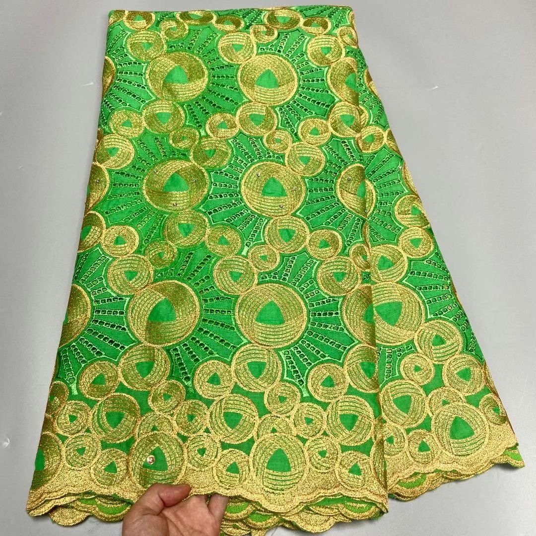 ACI High Quality Swiss Voile Lace Fabric 2023 New Fashion African Cotton Lace Fabric 5 Yards/Piece For Wedding Dress