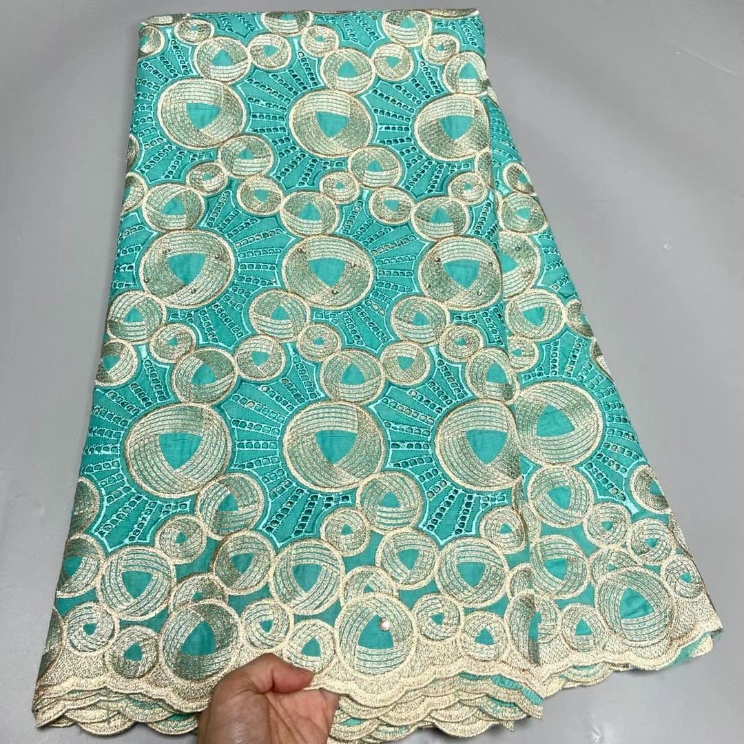 ACI High Quality Swiss Voile Lace Fabric 2023 New Fashion African Cotton Lace Fabric 5 Yards/Piece For Wedding Dress