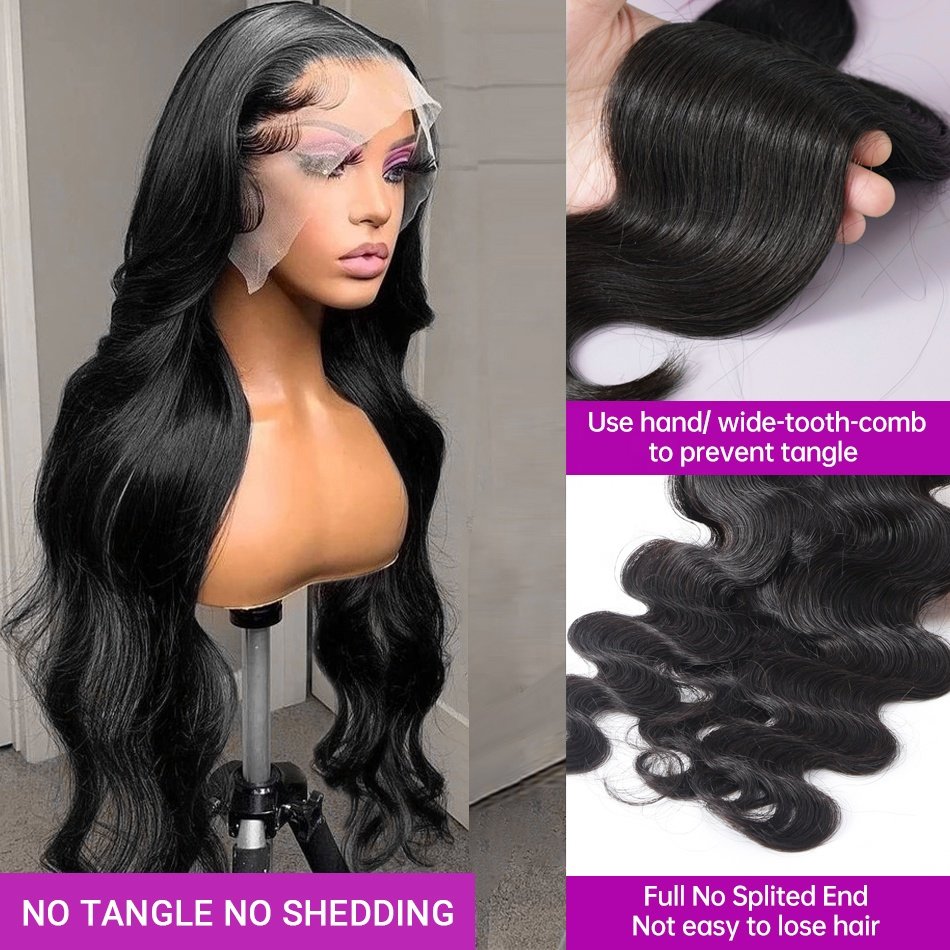 360 HD Lace Wigs Vendor Natural Braid Glueless Lace Wig for Black Women Perruque 30 Inch HD Body Wave Lace Frontal Wig