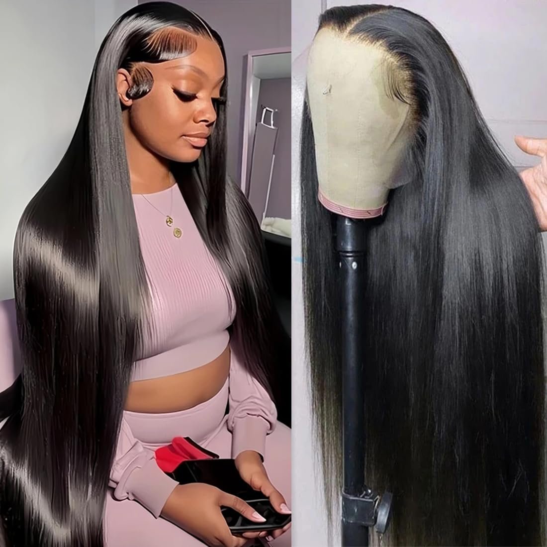 Cheap Raw Indian Hair Glueless Wigs 13x6 Hd Lace Front Wig Human Hair vietnamese raw hair Lace Frontal Wig For Black Women