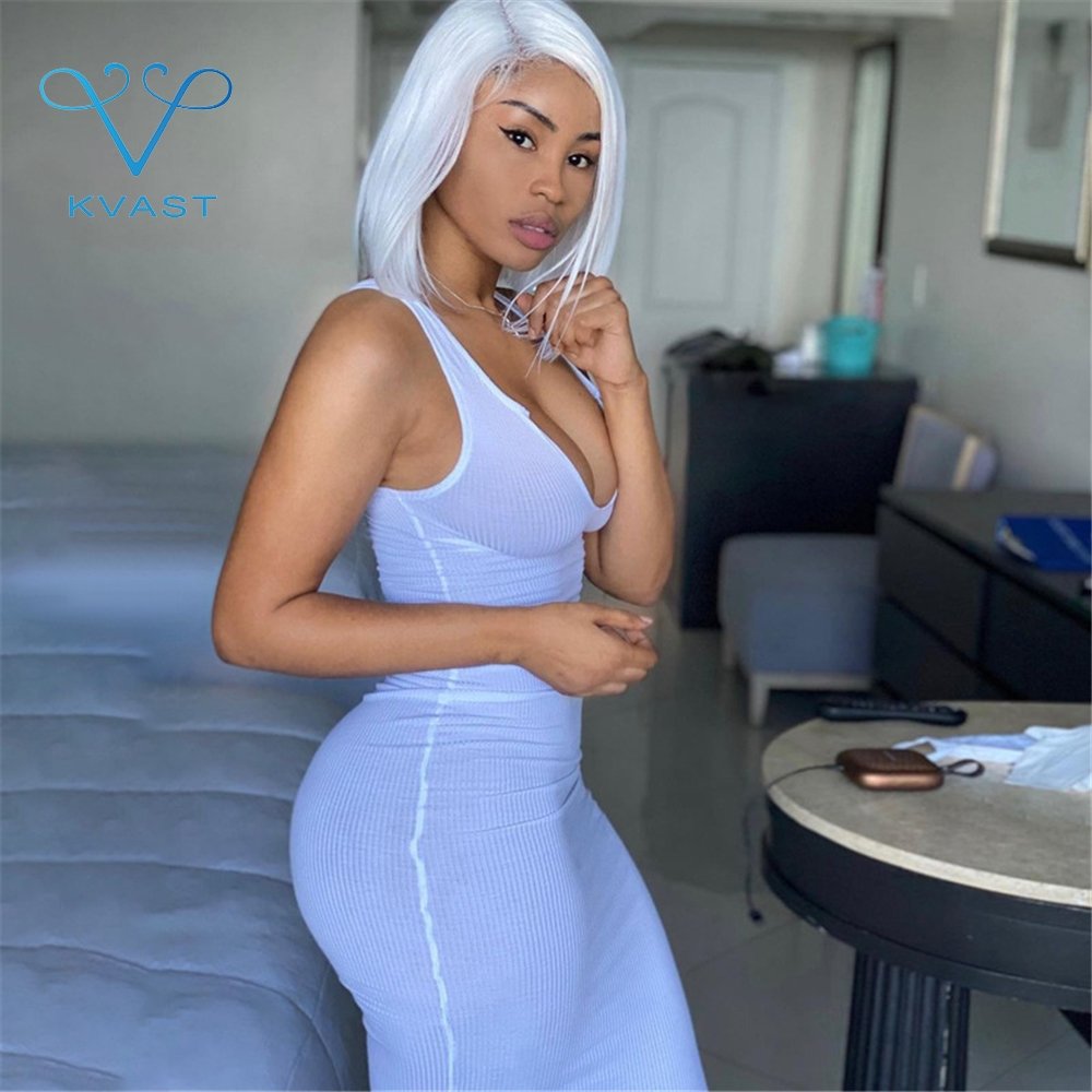 B2797 hot selling fashion sleeveless bandage bodycon rib knit dresses