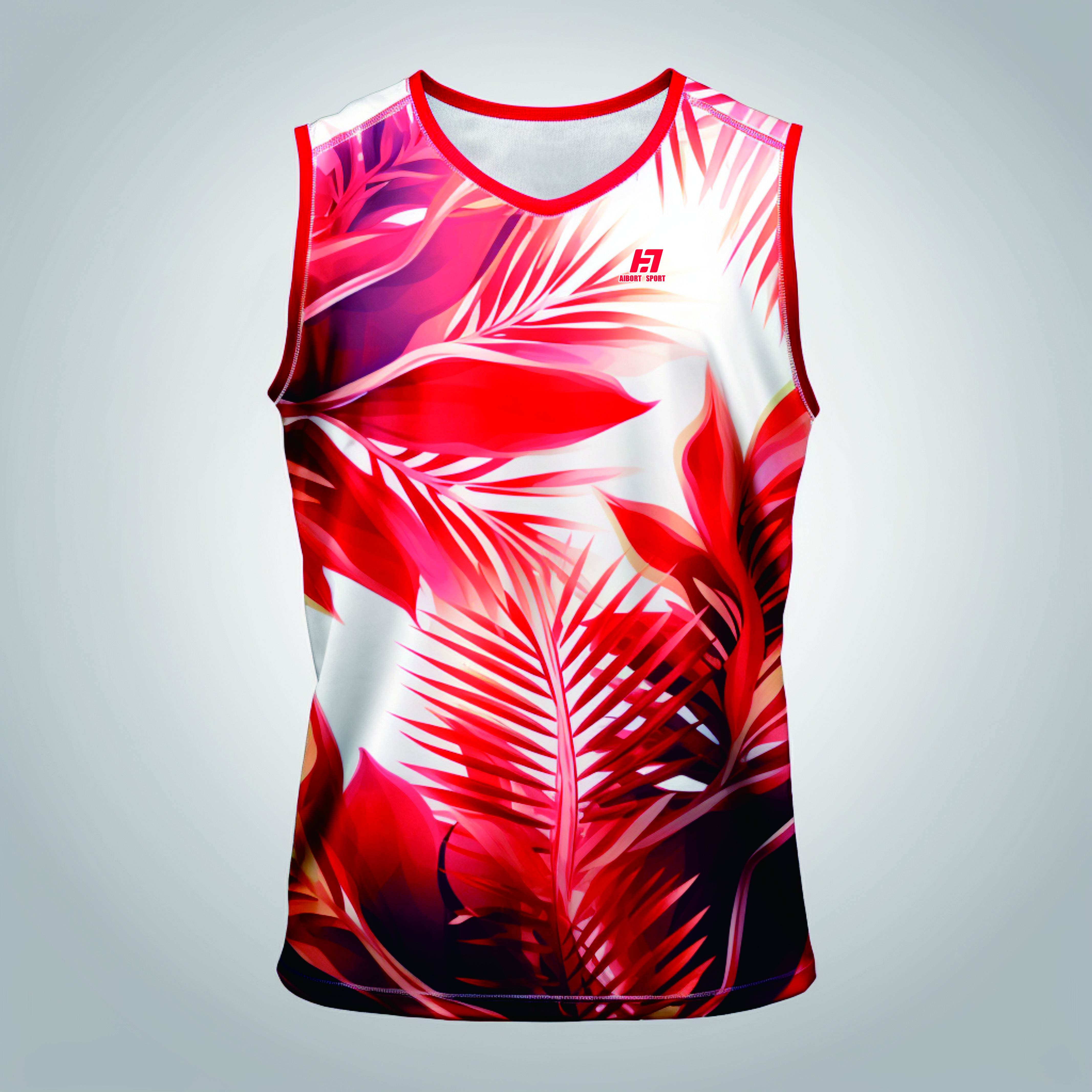 Aibort Sublimation Women's Vests & Waistcoats Women Singlet Tanktop Ribbed Mens Singlet