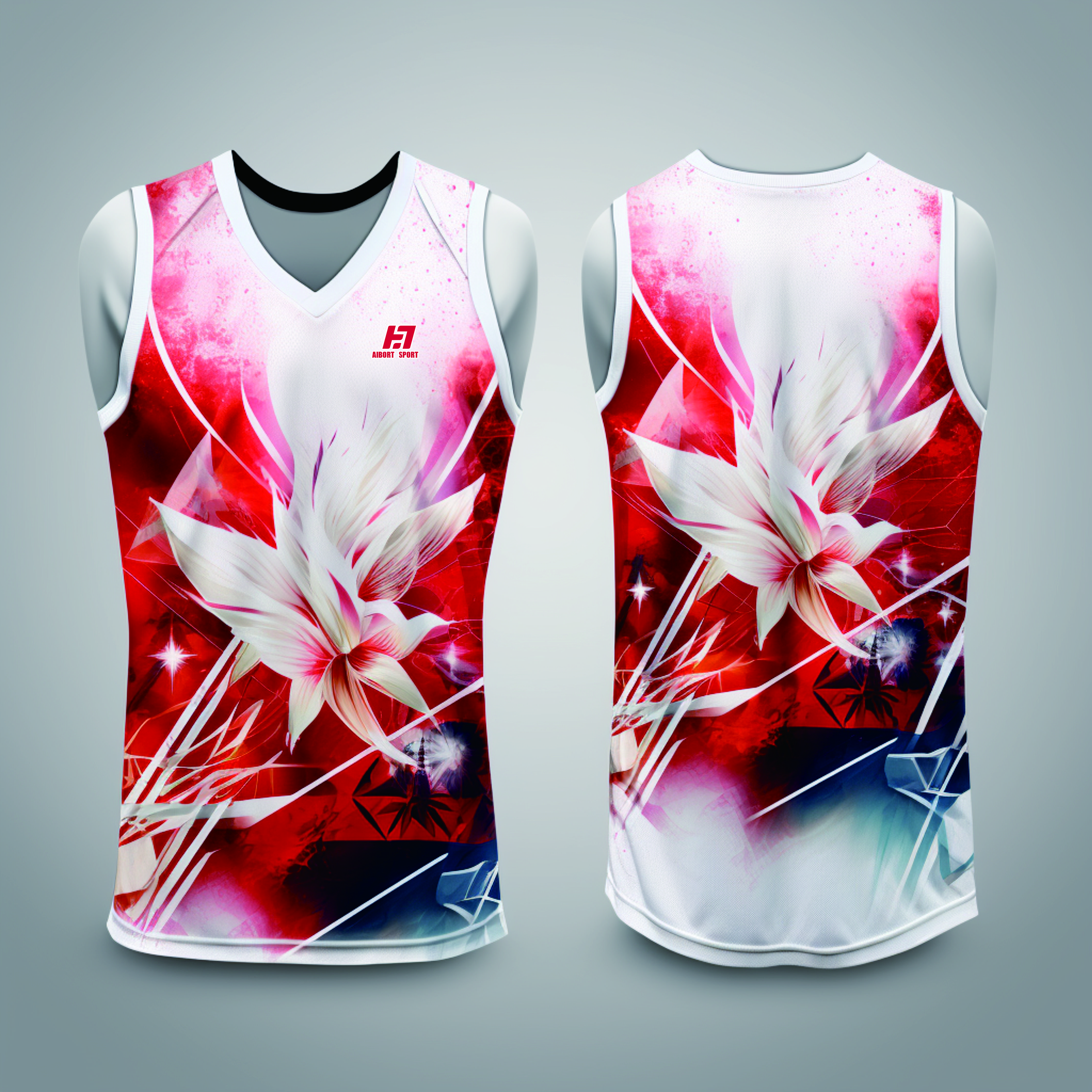 Aibort Sublimation Women's Vests & Waistcoats Women Singlet Tanktop Ribbed Mens Singlet