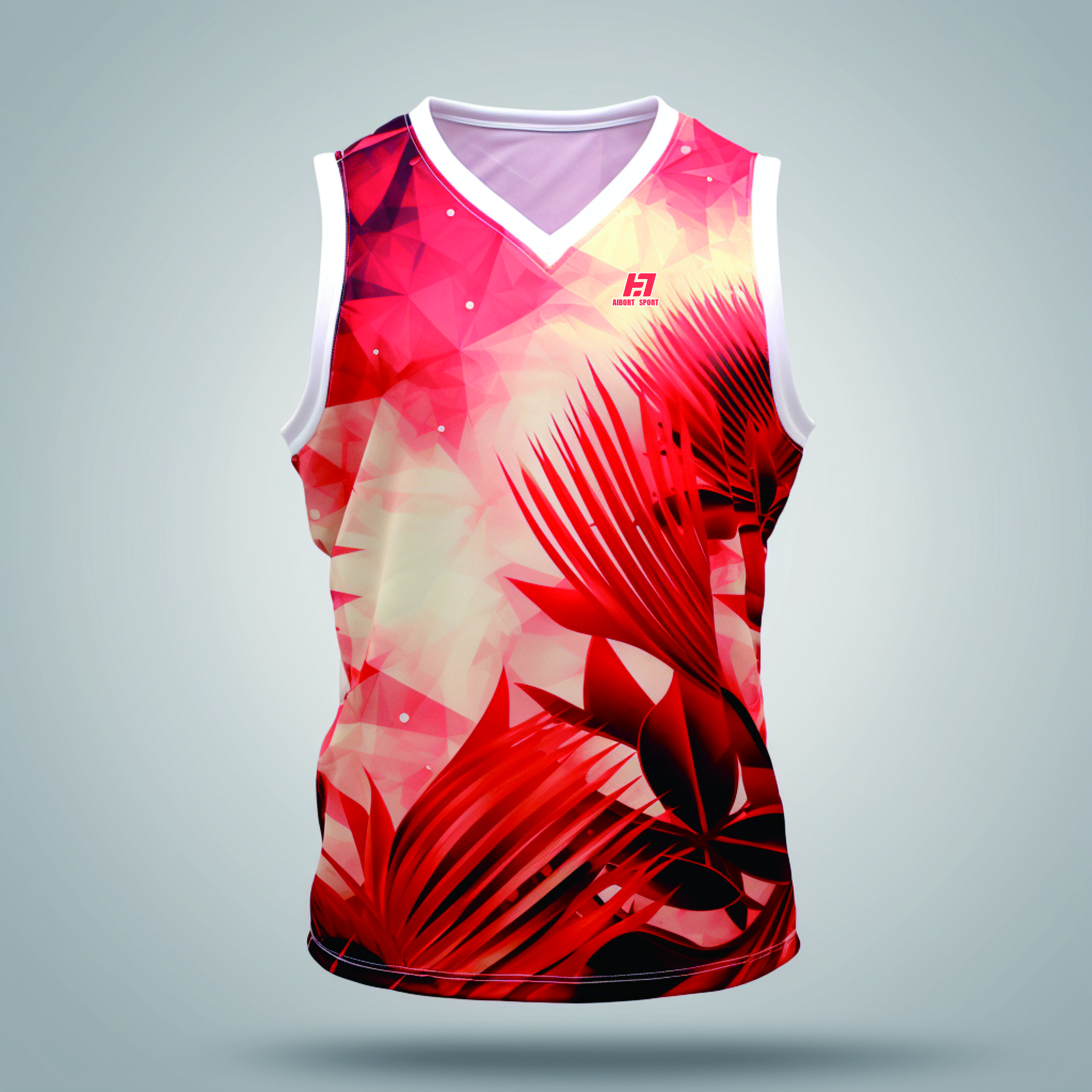 Aibort Sublimation Women's Vests & Waistcoats Women Singlet Tanktop Ribbed Mens Singlet