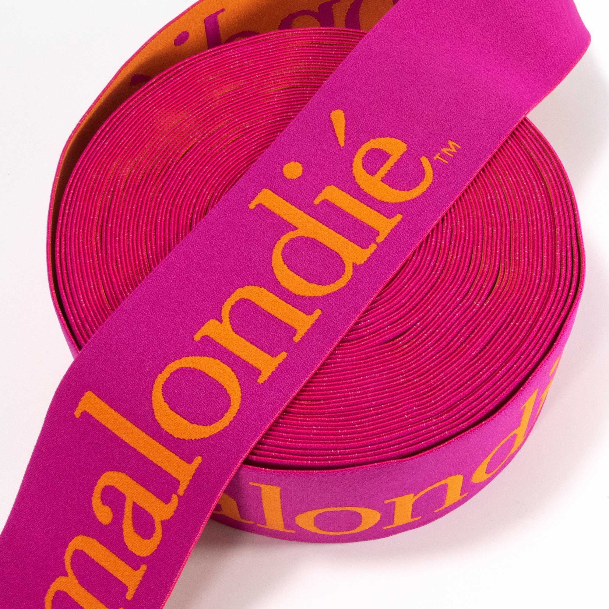Low MOQ custom print designer wide elastic band with brand for Lace Hair Lace Melt Band Wig grip headband