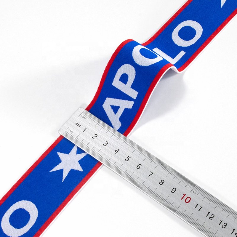 Low MOQ custom print designer wide elastic band with brand for Lace Hair Lace Melt Band Wig grip headband
