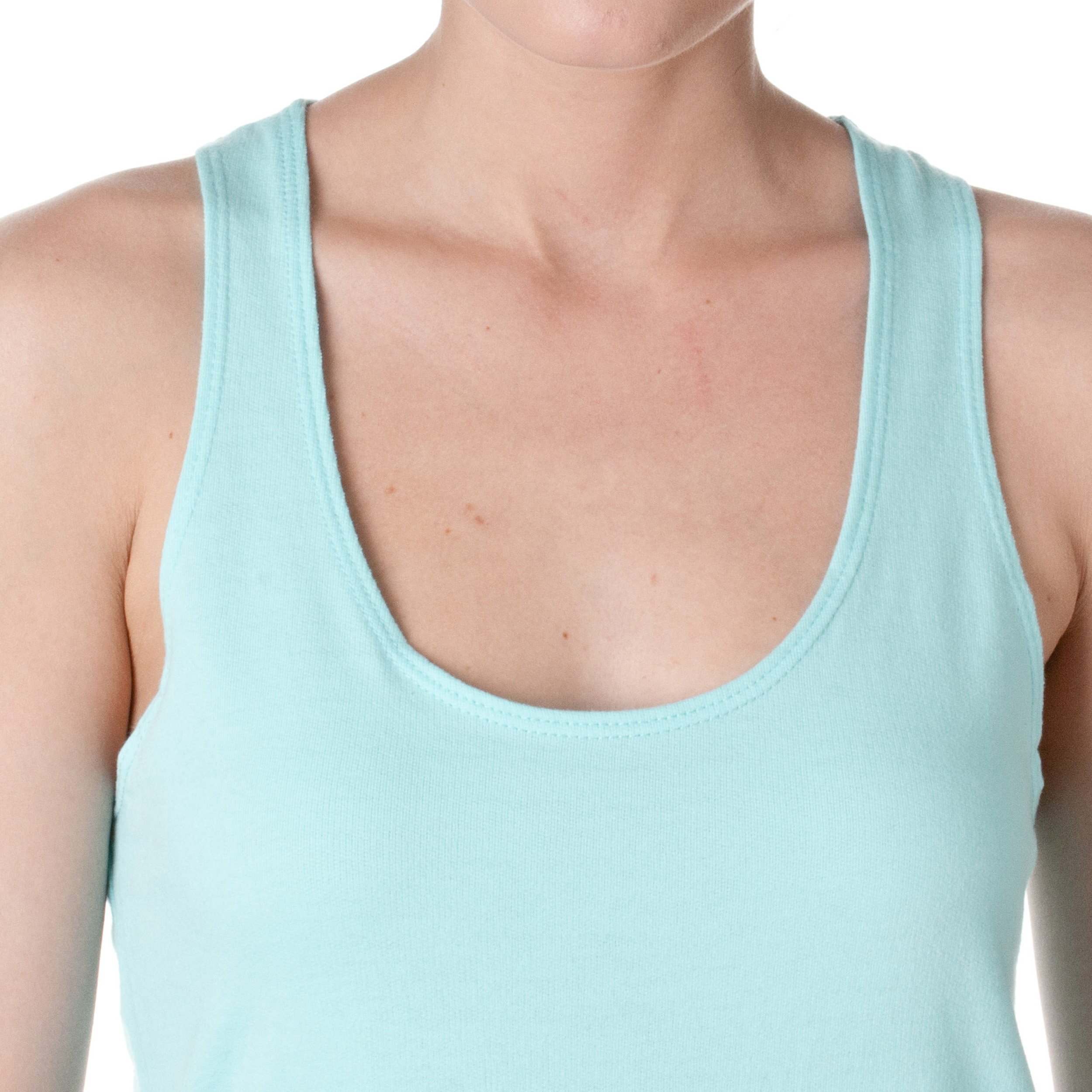 Organic Cotton Women's Tank Tops Custom Eco-Friendly Quick Dry Knitted Crop Top O-Neck Sustainable Ribbed Tank Women