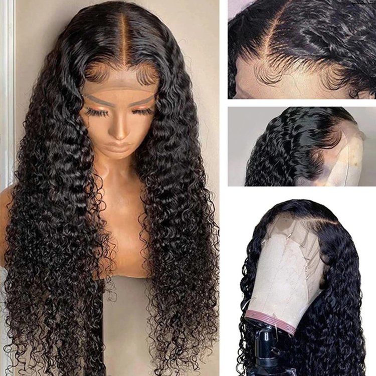Wholesale Cheap Brazilian Hair Hd Lace Wigs, Full Lace Wig With Kinky Curly Hair,Body Wave Human Hair Wigs For Black Women