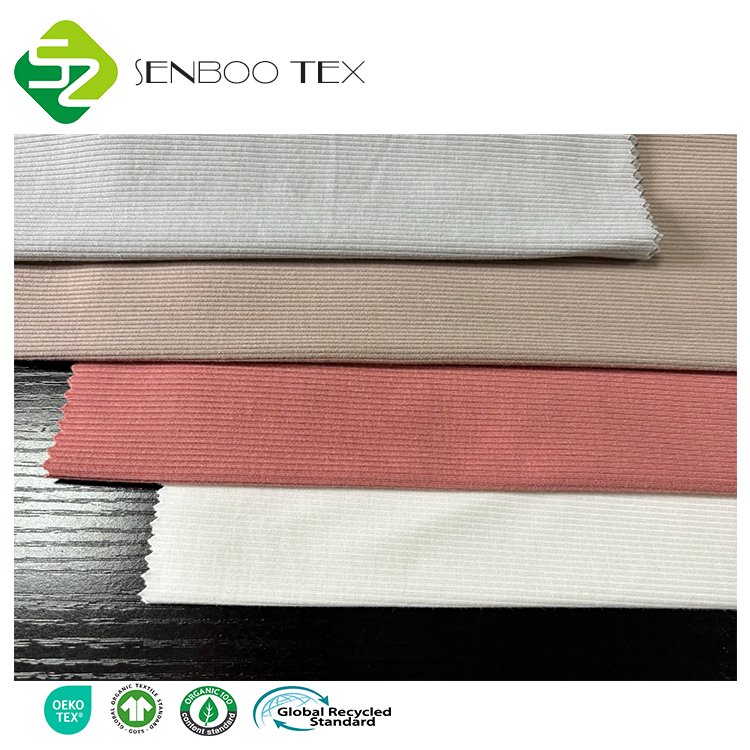 Organic Bamboo Knitted Fabric with 95% UPF 50+ Protection 5% Spandex for Girls' Clothing