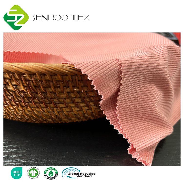 Organic Bamboo Knitted Fabric with 95% UPF 50+ Protection 5% Spandex for Girls' Clothing