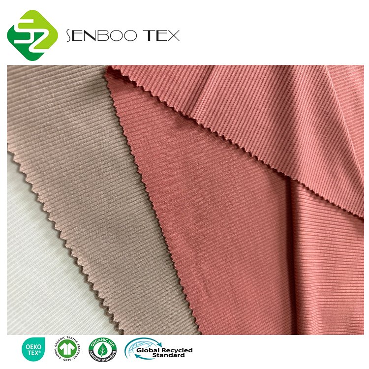 Organic Bamboo Knitted Fabric with 95% UPF 50+ Protection 5% Spandex for Girls' Clothing