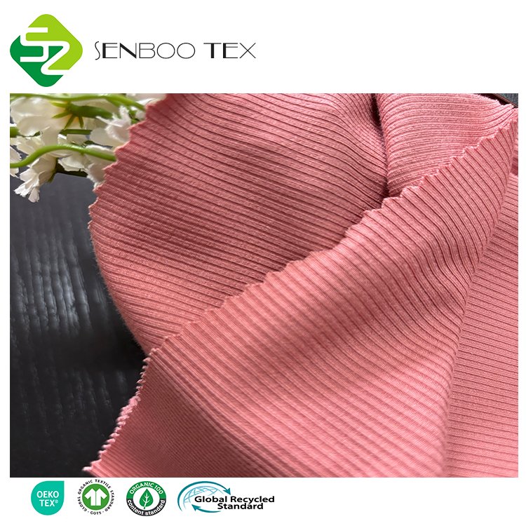 Organic Bamboo Knitted Fabric with 95% UPF 50+ Protection 5% Spandex for Girls' Clothing