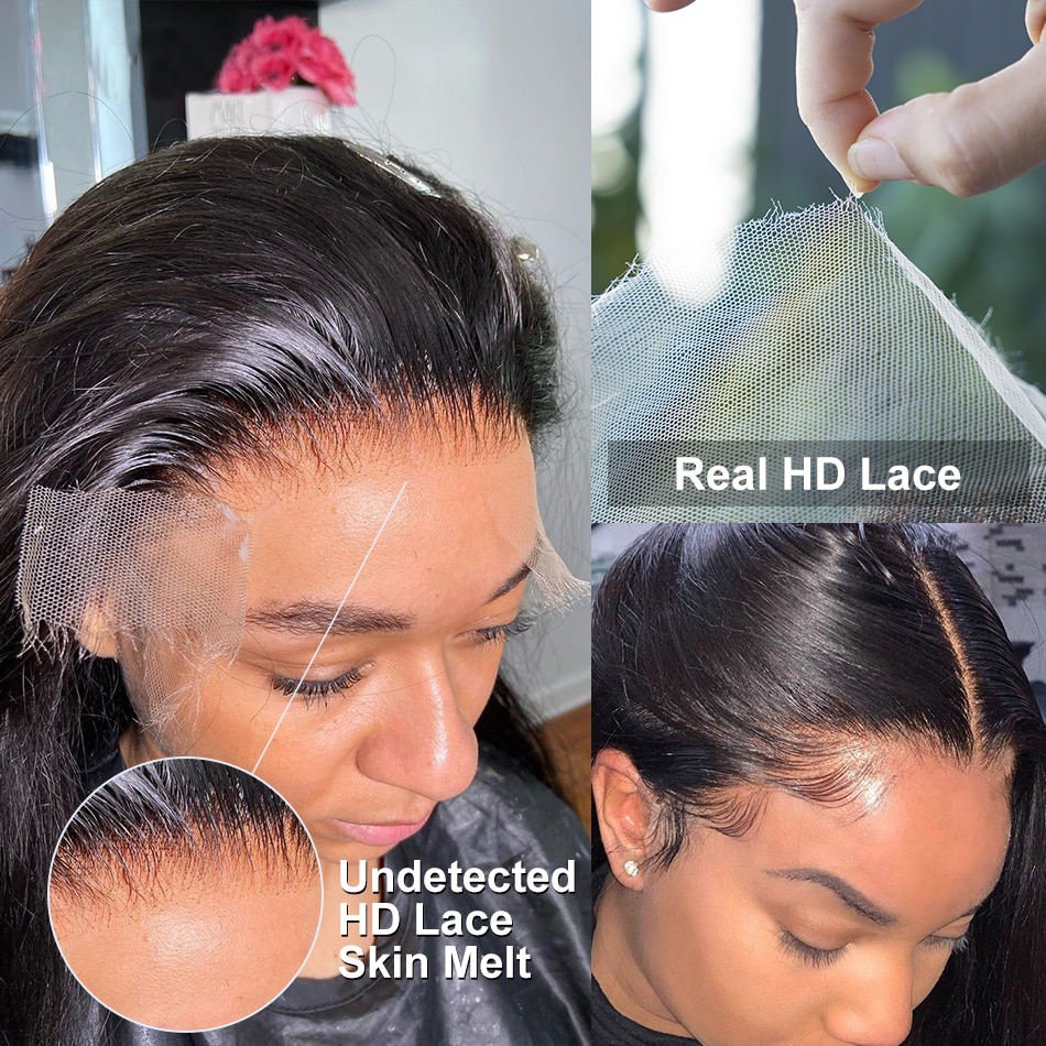 Raw Bone Straight Human Hair Lace Front Wigs For Black Women Glueless Full Hd Lace Wigs Hd Lace Frontal Wigs Human Hair Vendors