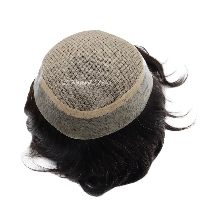 Wholesale Price Direct Factory Manufacture Cheap Price Low MOQ Men Wig Toupee Swiss Mono Lace Human Hair Toupee For Men