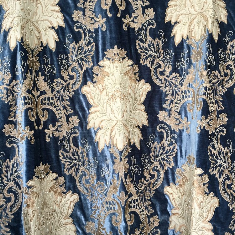 CF0757A Manufacturer wholesale comfortable polyester jacquard embroidery fabric for sofa