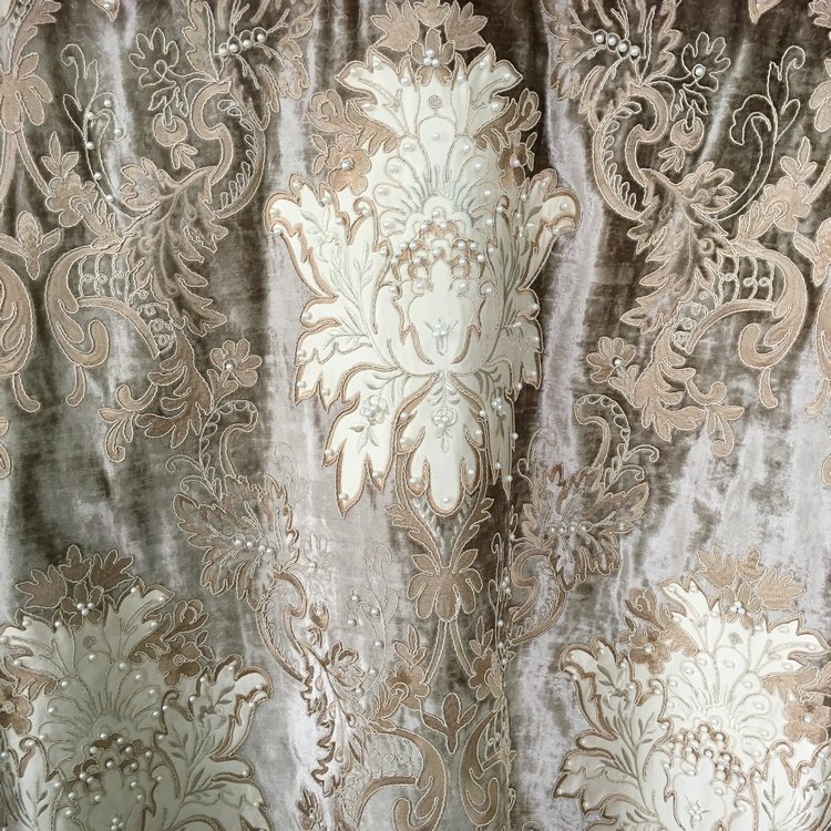 CF0757A Manufacturer wholesale comfortable polyester jacquard embroidery fabric for sofa