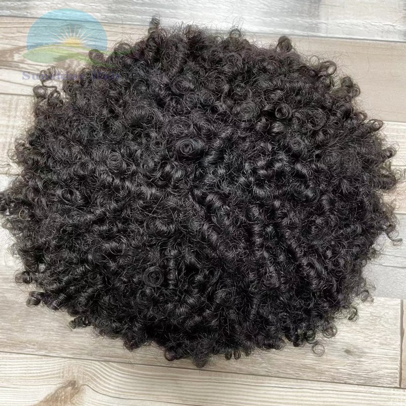 Brazilian cuticle aligned short wig vendor 10mm ocean spiral curls short full lace best human hair wig 6-8 inch wholesale