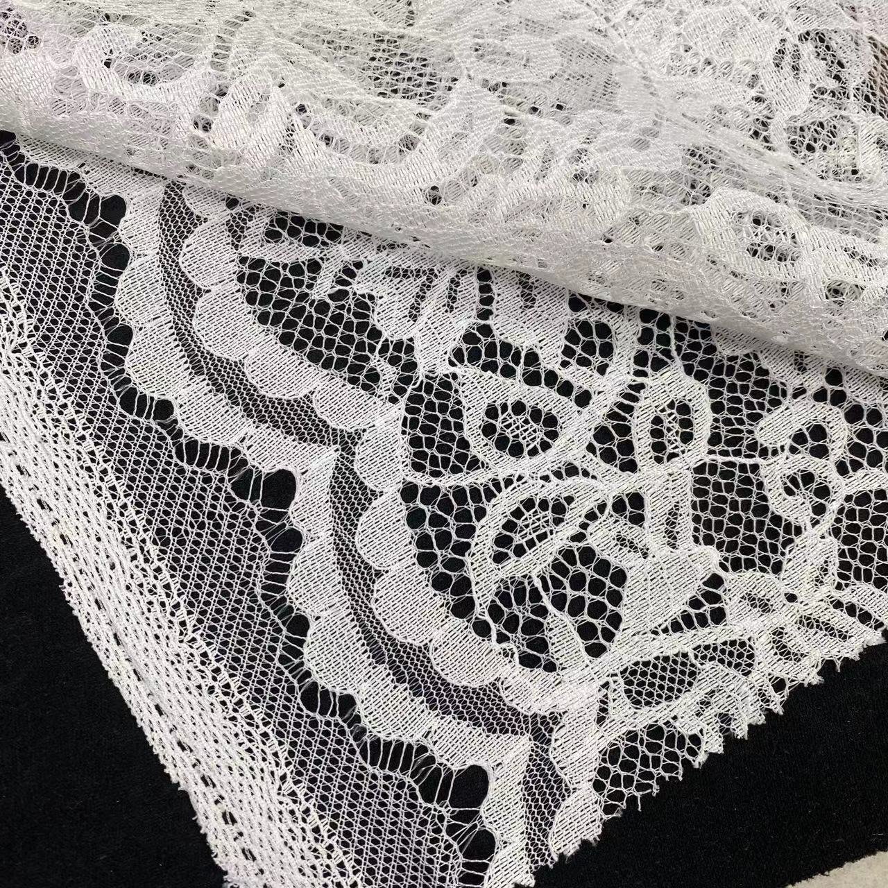 100% polyester lace fabric,Flower lace embroidery fabric, wedding dress lace fabric for women,Soft ,Multi-color custom,wholesale