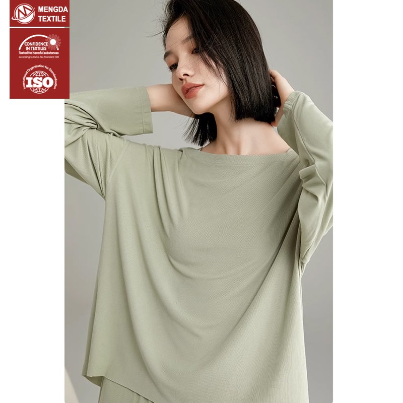 40s eco-friendly anti bacterial organic bamboo rib knit seamless underwear fabric