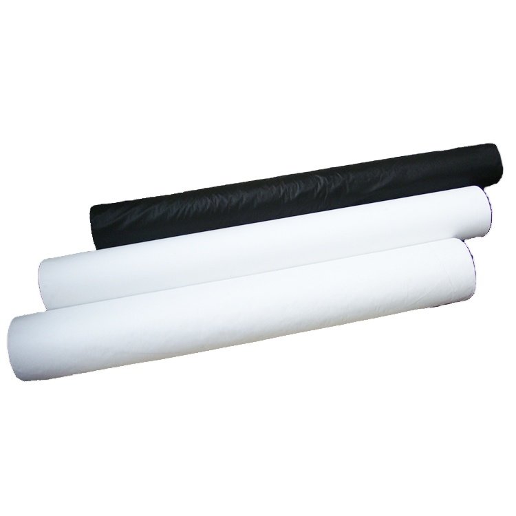 Dacron Non-woven Roll Fabric Embroidery Woven Lining Plain Nonwoven ISO9001 Interlining Soft Polyester Custom Thickness 1mm 2mm