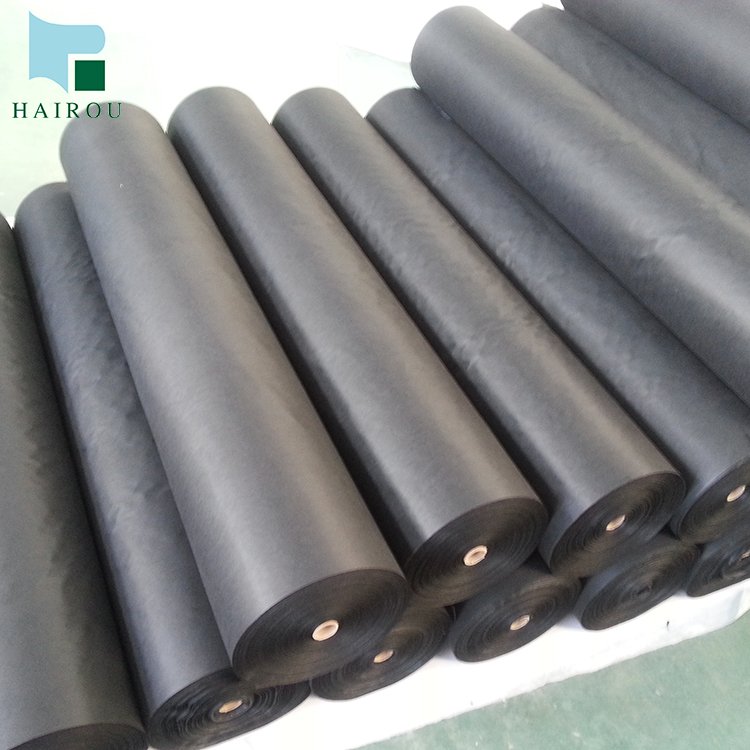 Dacron Non-woven Roll Fabric Embroidery Woven Lining Plain Nonwoven ISO9001 Interlining Soft Polyester Custom Thickness 1mm 2mm