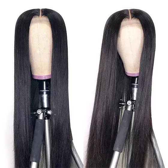 ZSF Human Hair Wig Wholesale Brazilian Silky Straight 13*4 HD Lace Frontal Wig 100% Unprocessed Virgin Hair With Baby Hair