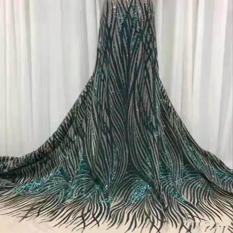 african lace fabric sequins sequins lace stripe mint green lace sequins fabric for party