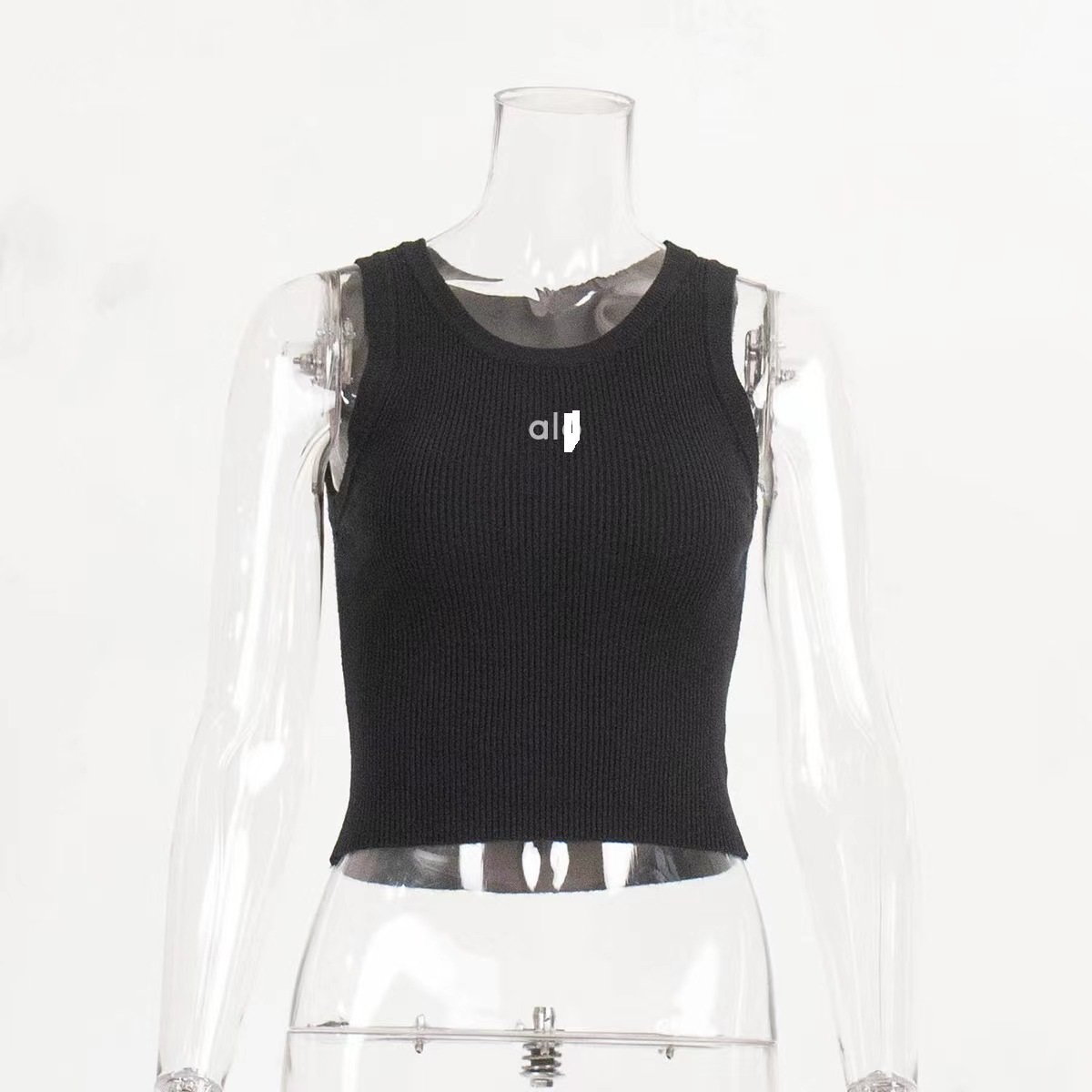 A154Sports vest women Europe and the United States with cushion ribbed yoga vest breathable H shape back fitness top
