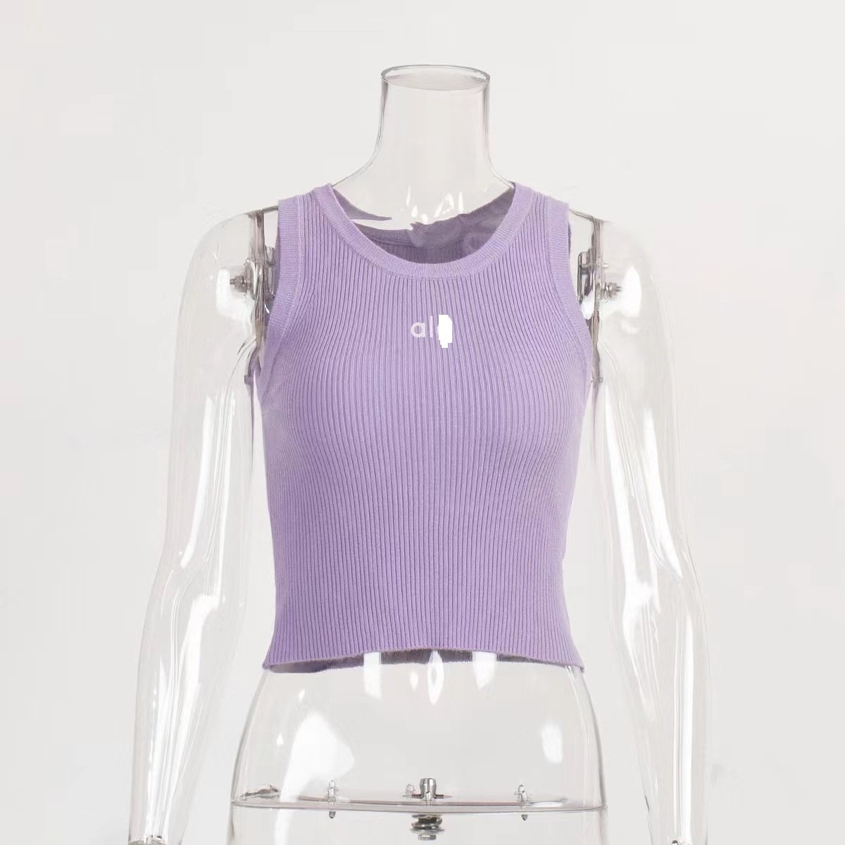 A154Sports vest women Europe and the United States with cushion ribbed yoga vest breathable H shape back fitness top