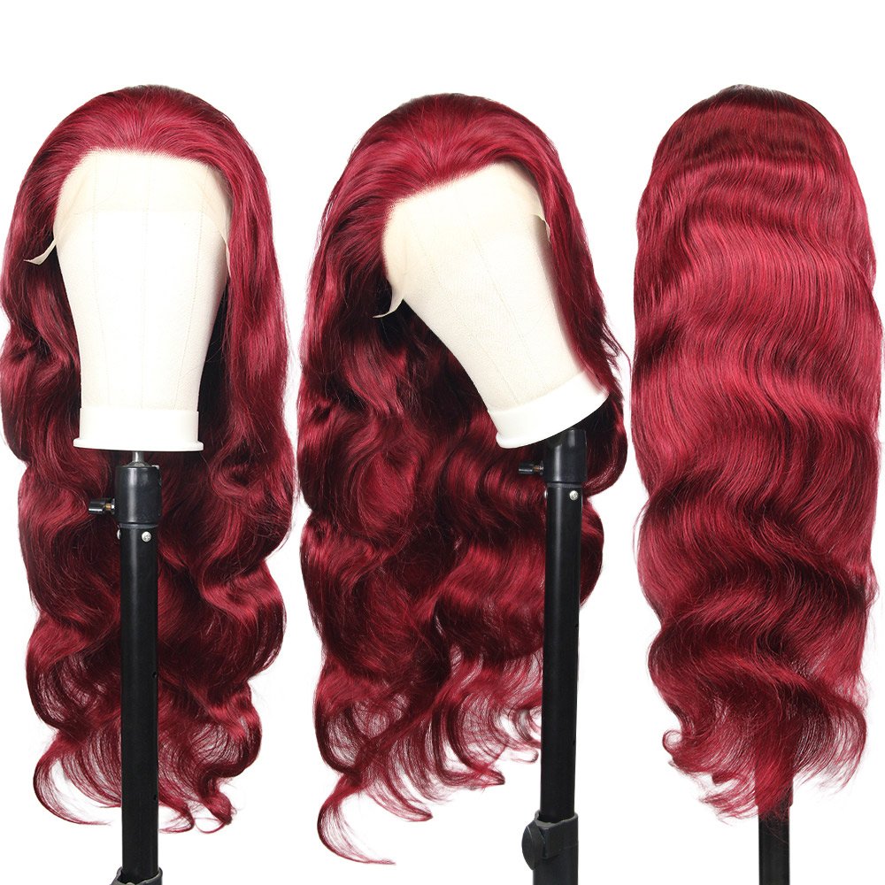 Buy Natural Cheap Glueless Bodywave Human Hair Wigs Lace Front, Brazilian Virgin HD Human Hair Lace Frontal Wig for Women