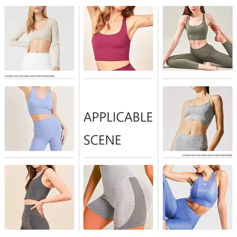European American Bubble Jacquard Sports Polyester Stretch Fabric Breathable Fitness Tight Fitness Sportswear Rib Style Lingerie