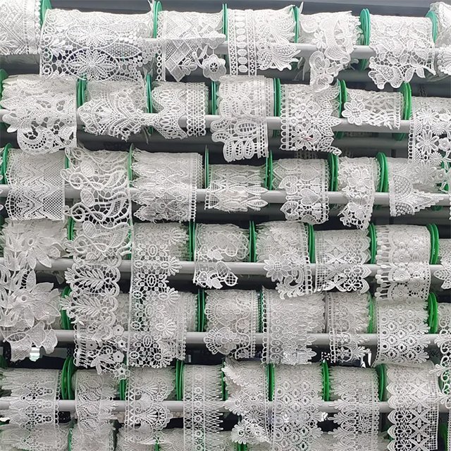 Manufacturer Wholesale Hot Sale Polyester Embroidery Trimming Lace