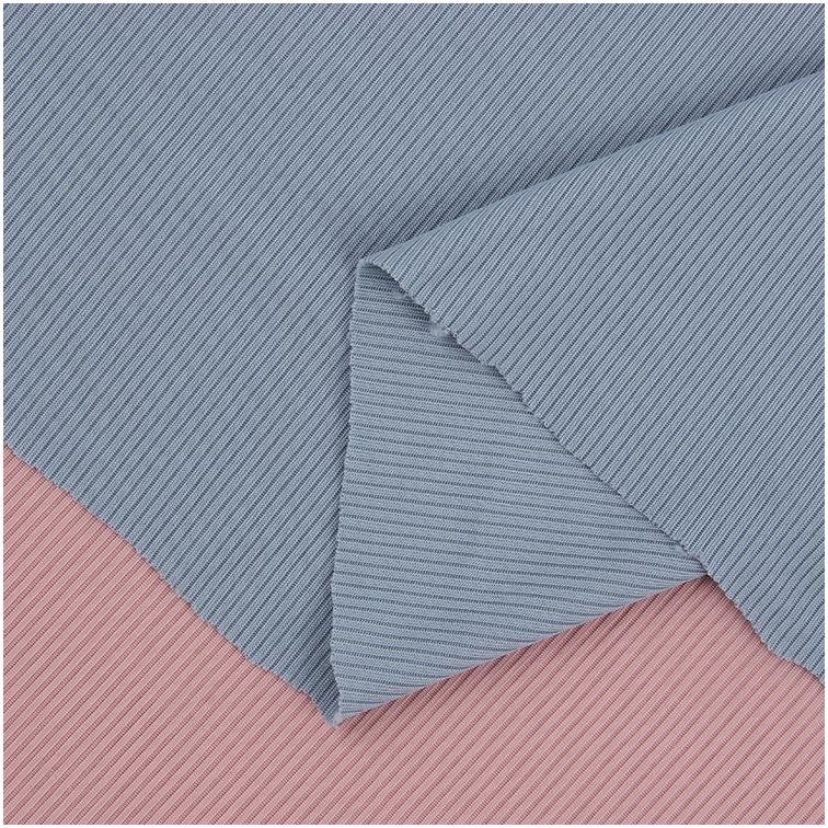 Polyester high elastic drape fabric 180g imitation brocade ice silk ribbed spring and summer light fashion women's casual