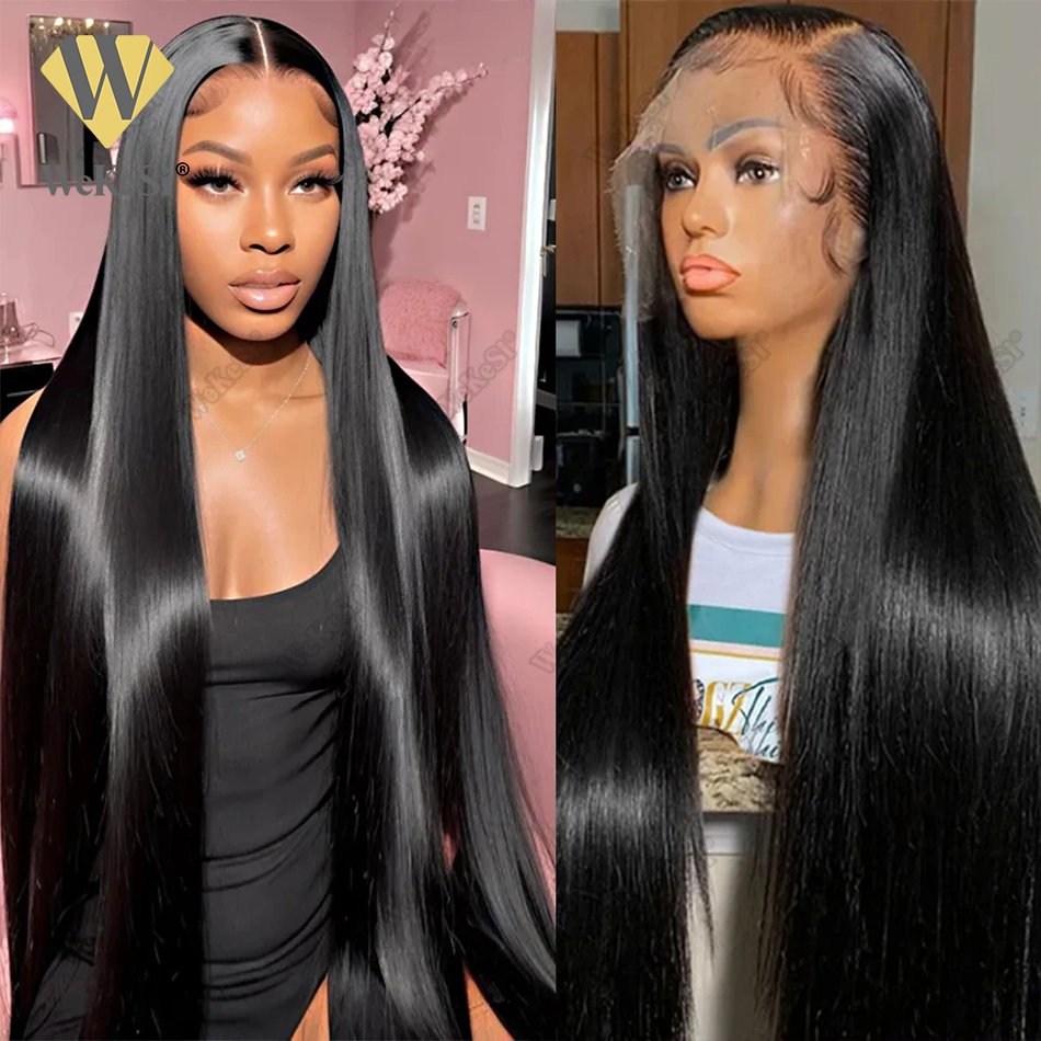Full Hd Transparent Lace Front Wigs Raw 13x6 Straight Cambodia Hair Wigs Human Hair Glueless Bone Straight Remy Hair Hd Lace Wig