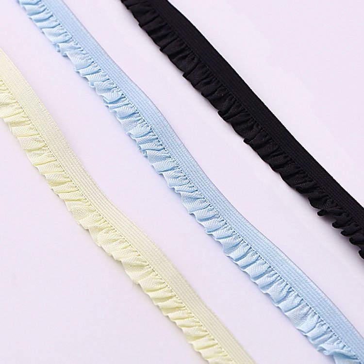 Garment underwear decor lace elastic webbing tape sewing lace trim ribbon webbing belt for clothes dress underwear