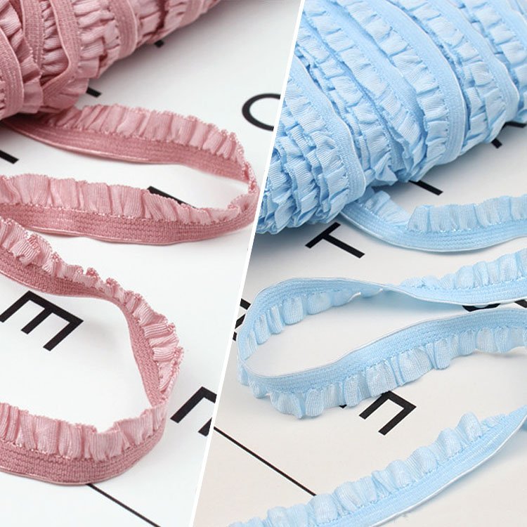 Garment underwear decor lace elastic webbing tape sewing lace trim ribbon webbing belt for clothes dress underwear