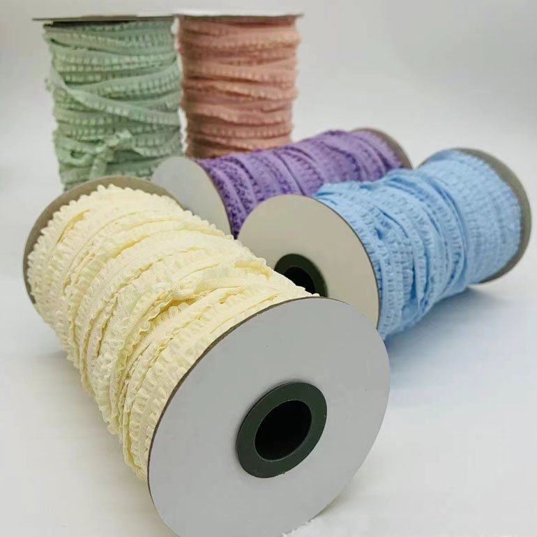 Garment underwear decor lace elastic webbing tape sewing lace trim ribbon webbing belt for clothes dress underwear
