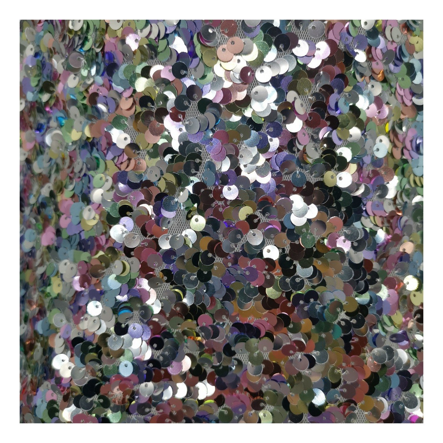 New samples of Multicolor Sequin Embroidery Mesh Fabric for Wedding Party dress Fashion show clothes shirts Creative Textile