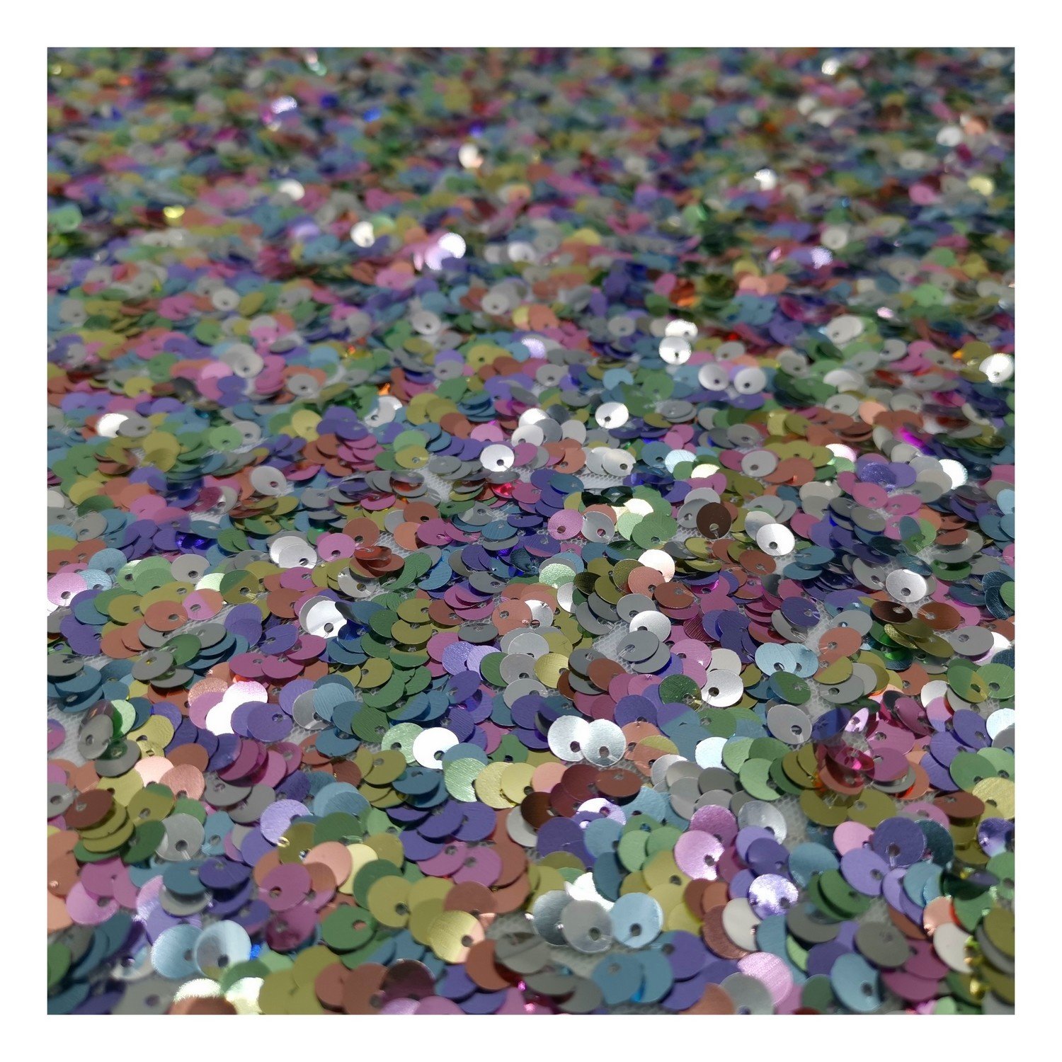 New samples of Multicolor Sequin Embroidery Mesh Fabric for Wedding Party dress Fashion show clothes shirts Creative Textile