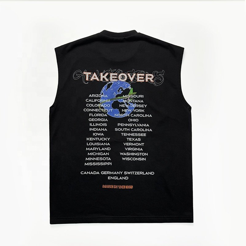 100% cotton graphic tank tops in bulk custom heavyweight running tank top cotton men's fitness ribbed tank top