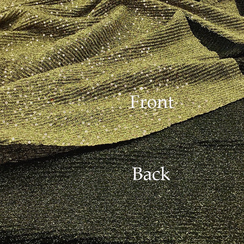 High quality classic gold glitter polyester embroidery fabric mesh tulle shiny sequin fabric for evening dress