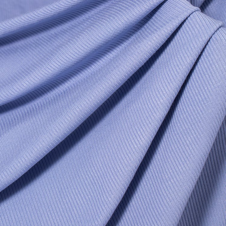 310gsm 2 * 2 knitted ribbed fabric 93% Rayon 7% spandex high elastic autumn and winter thickened base fabric