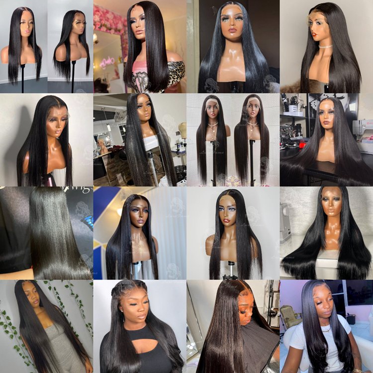 Luxefame Frontal Glueless Full Hd Lace Wig,Hd Virgin Raw Indian Human Hair Lace Front Wig,Unprocessed Full Lace Human Hair Wig