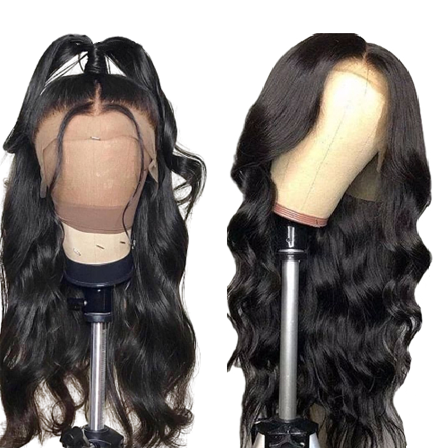 Online store wholesale Brazilian Body Wave human hair hd Lace frontal Wigs 100% Virgin Human Hair lace front wig vendors