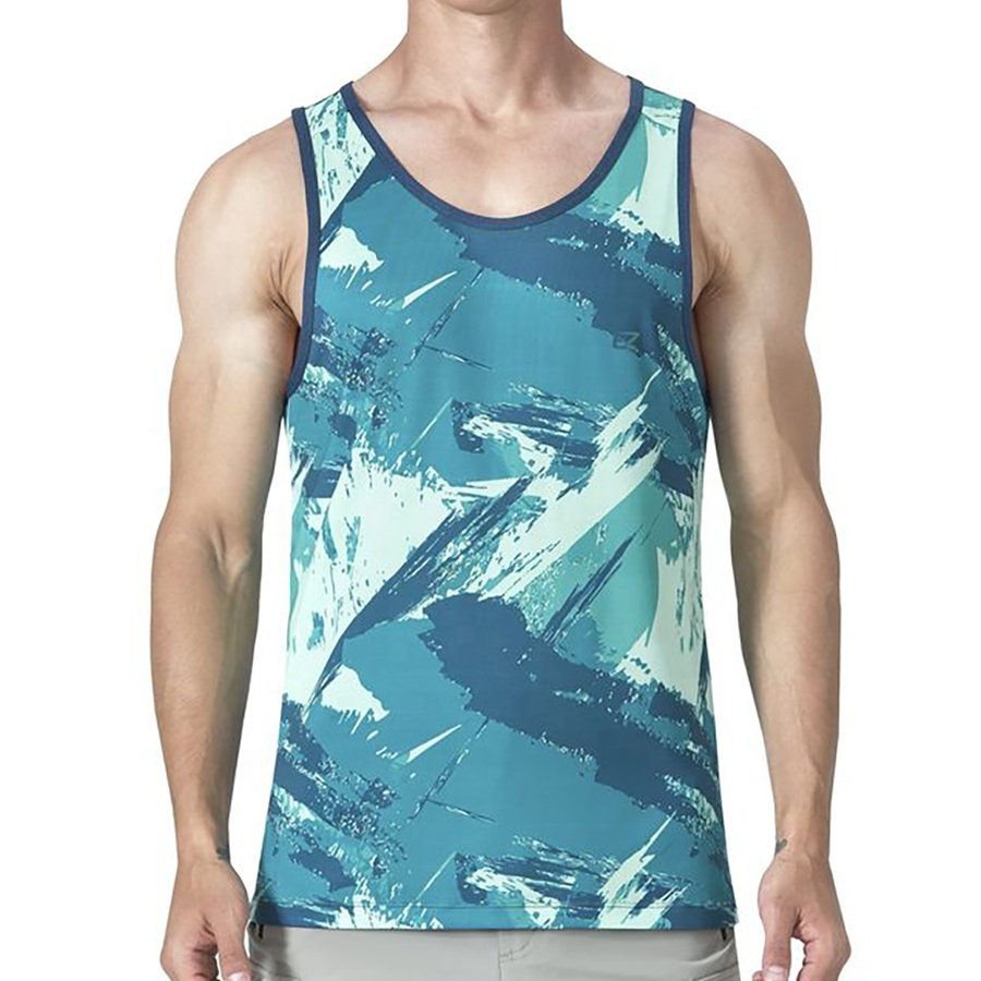 New Hot Selling 2024 Sleeveless Men Tank Top Polyester Gym Fitness Training Breathable Men Sleeveless Custom Men Muscle Tank Top