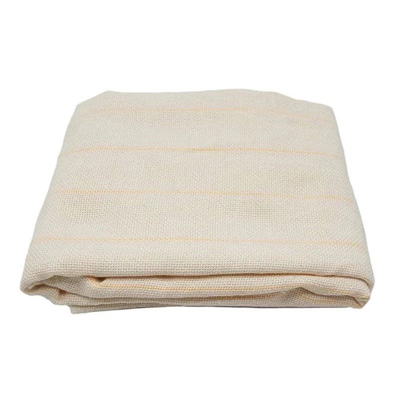 factory white embroidery fabric roll 2*10m tufting rug backing cloth primary monks tufting gun cloth for rug carpet