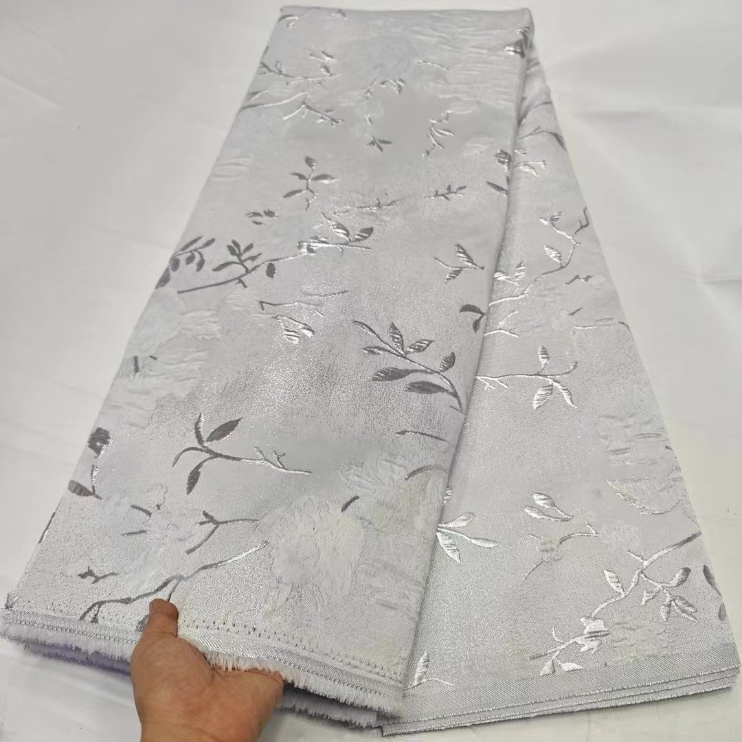 Fantastic design embroidery jacquard lace fabric african luxury LT21730