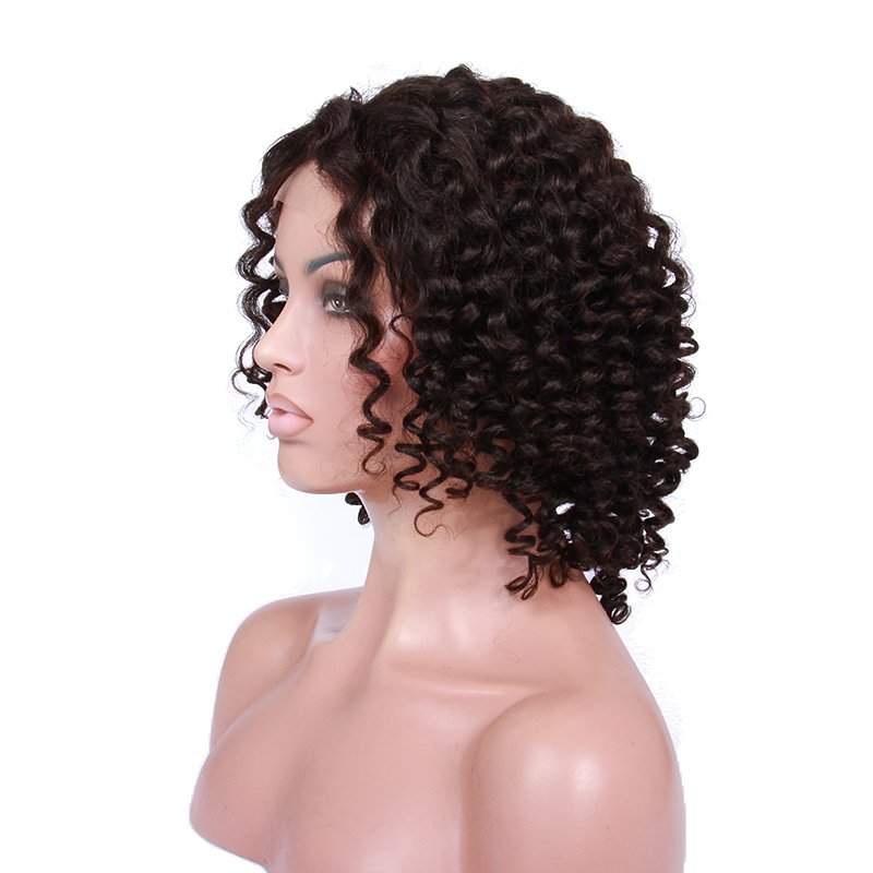 100% Indian Remy Hair Deep Curly Wig Transparent Lace Long 13*4 13*6 Lace Front Wigs For Black Women